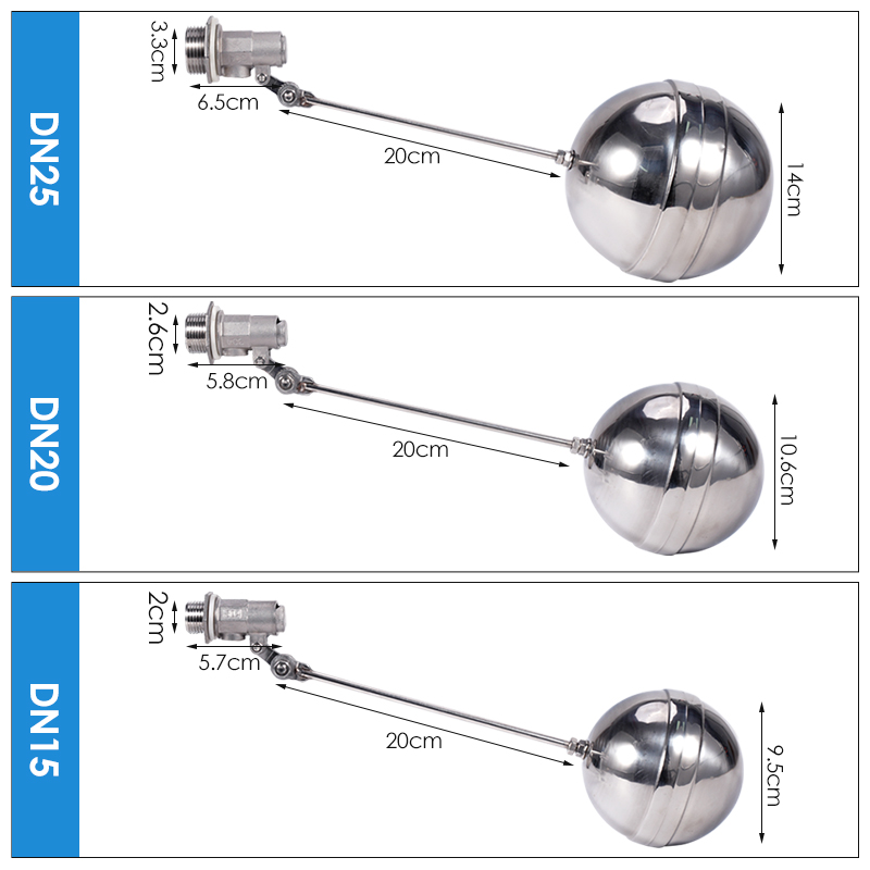 DN15/20/25 Adjustable Float Ba - Float Ball Valve review and price