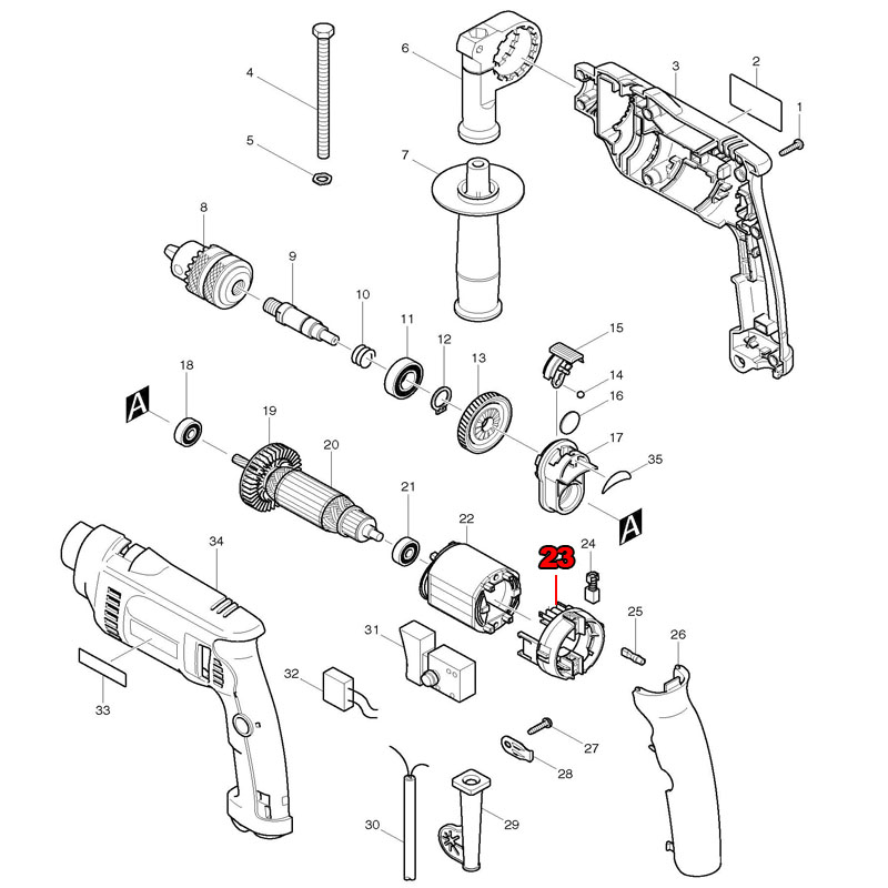 Brush Holder Replace For Makit - Makita Drill Hp1640 review and price