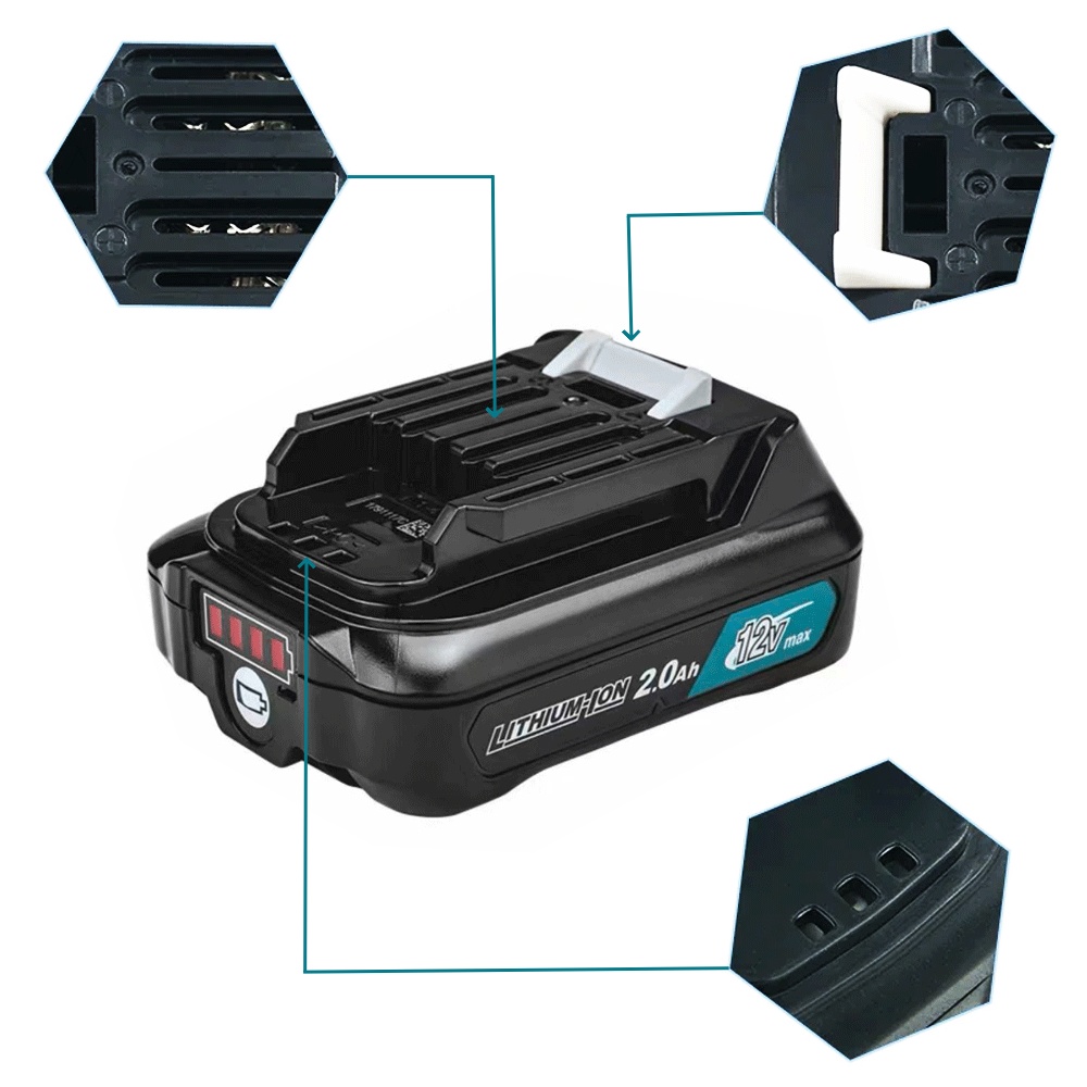 1PCS 10.8V 12V Max 2.0Ah Li-io - Makita Drill Hp1640 review and price