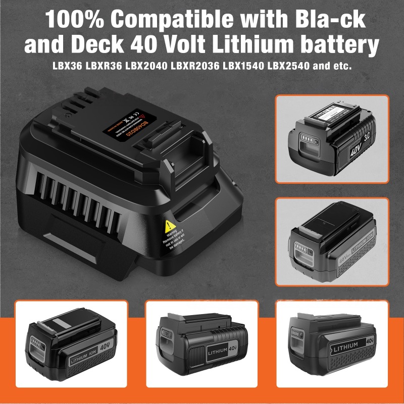 HAKSINKY Tool Battery Adapter  - Black+Decker Tool Cordless review and price