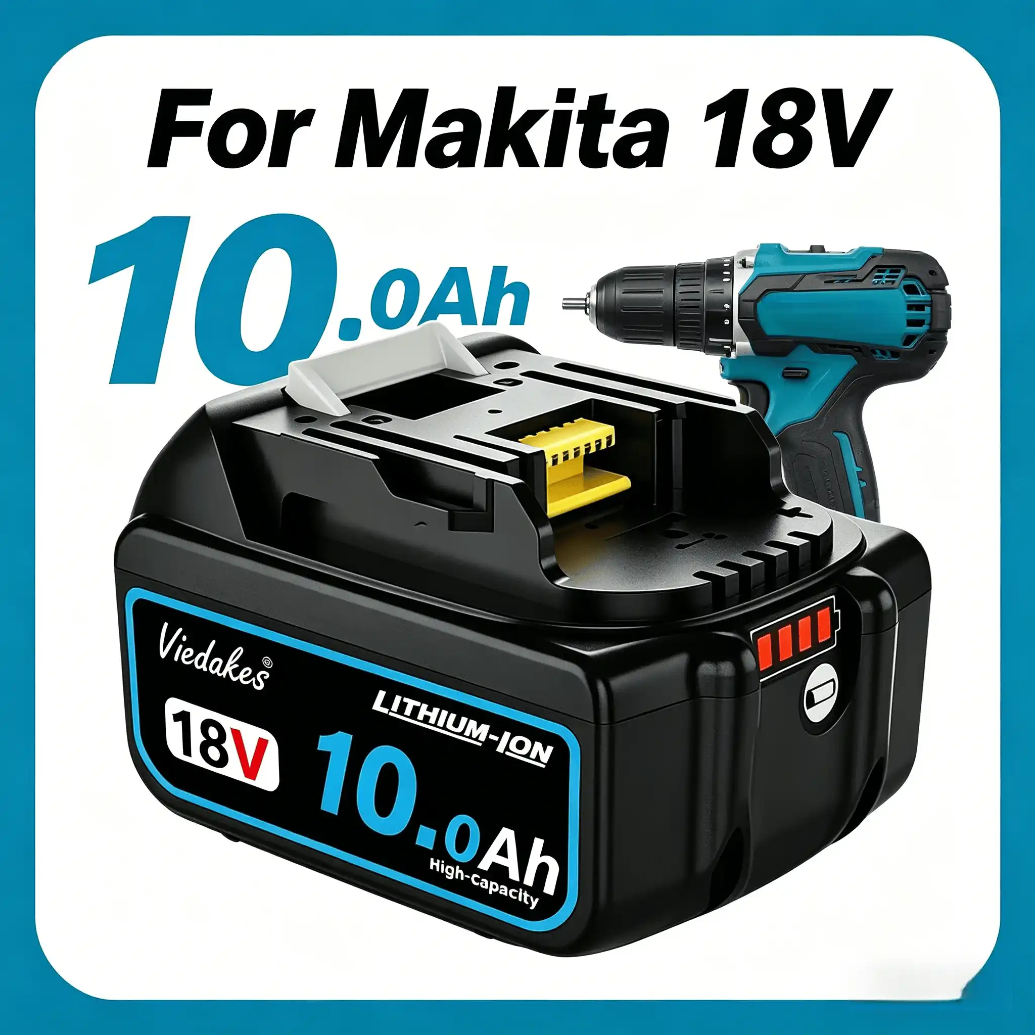For Makita 18V Battery 12.0Ah  - Makita Drill Ddf484 review and price