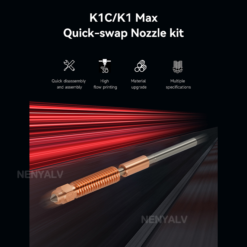 For Creality K1C/K2 SE Nozzle  - Creality Printer K1 review and price