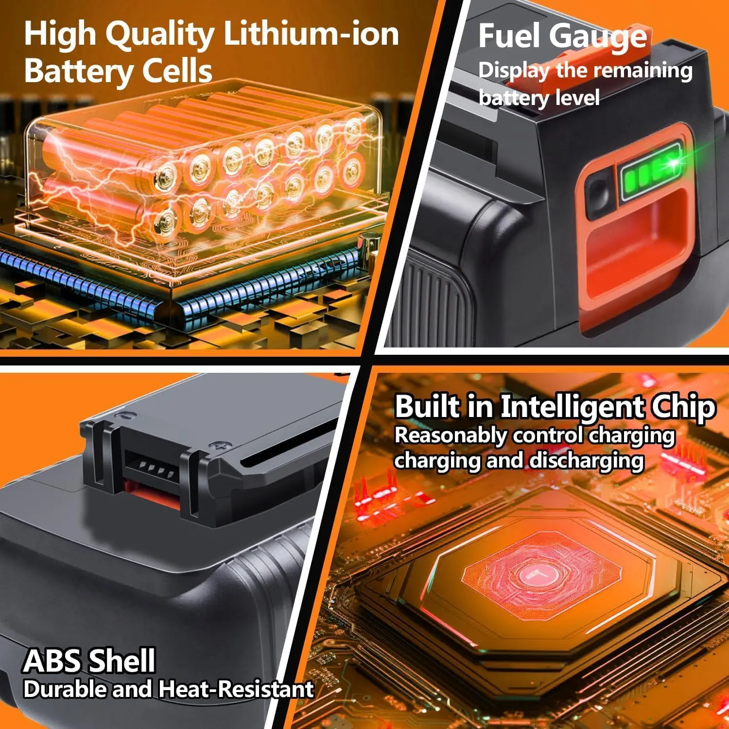 40V 4000mAh Lithium-Ion Batter - Black+Decker Tool Cordless review and price