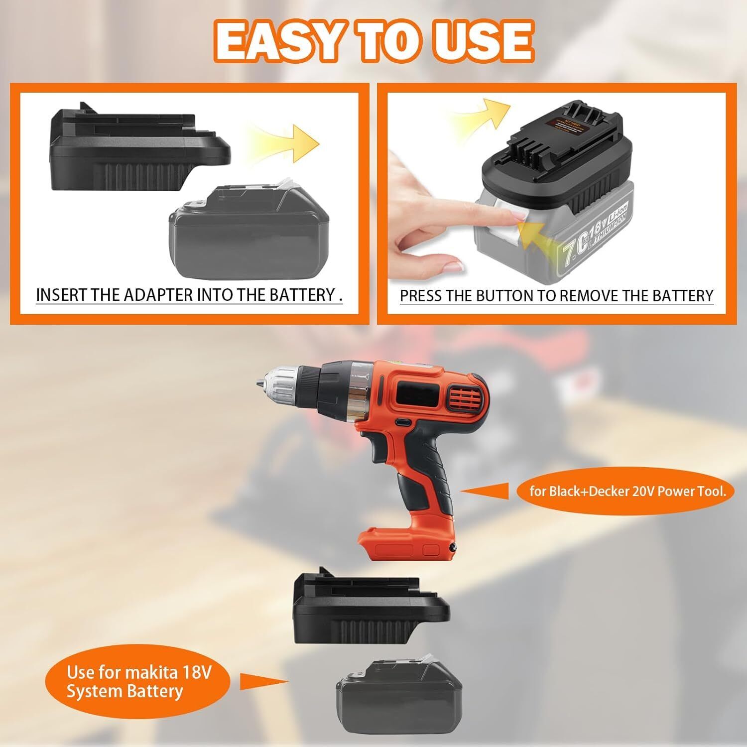 Converter for Makita to for Bl - Black+Decker Tool Cordless review and price